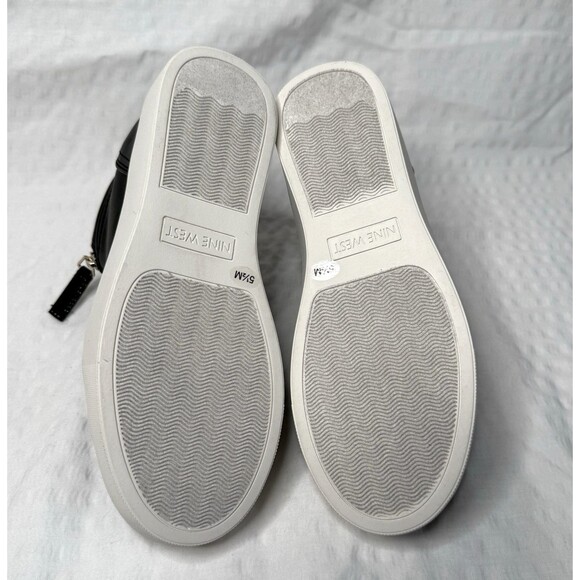 Nine West Women’s Tons High Top Hidden Wedge Sneakers Black Size 5.5M Shoes - Picture 11 of 11